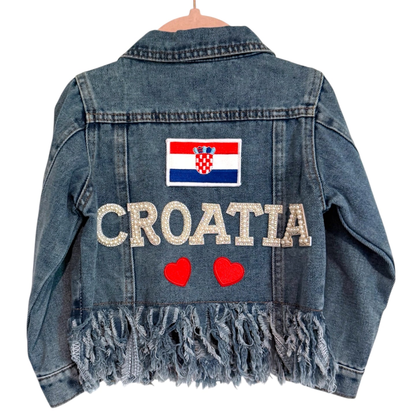 Toddler Croatia Fringe Jean Jacket {π£πͺοΌπ€π¦π}