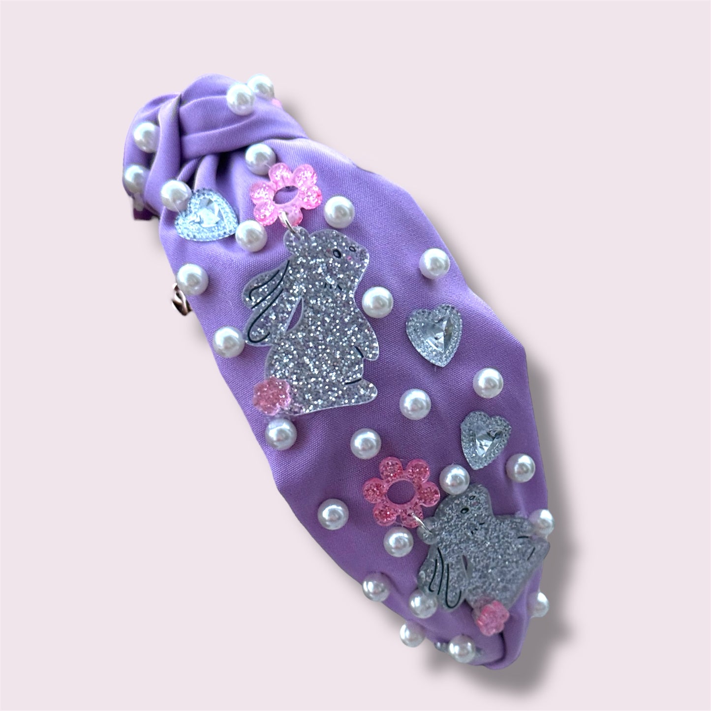 Purple Glitter Easter Headband