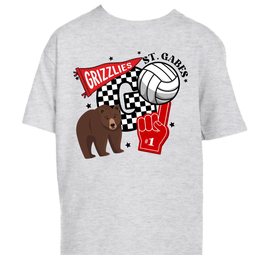 St. Gabriel Grizzlies VOLLEYBALL T-Shirt