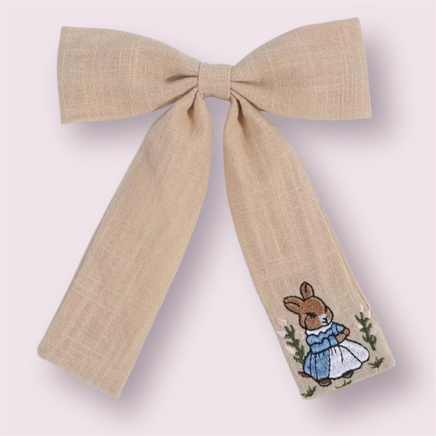 Peter Rabbit Mommy Bow {Alligator Clip}