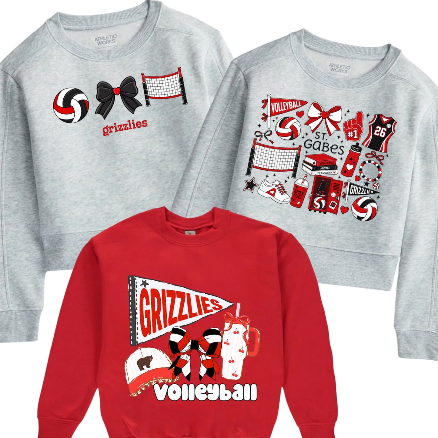 St. Gabriel Grizzlies Soccer Crewneck {YOUTH}