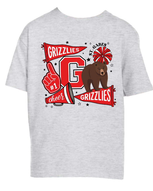 St. Gabriel Grizzlies CHEER TEAM T-Shirt