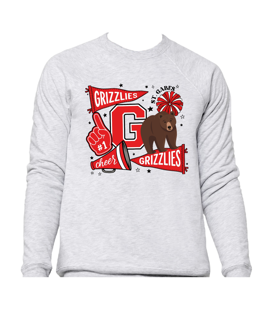 St. Gabriel Grizzlies CHEER TEAM Crewneck