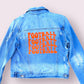 Wavy Football Jean Jacket