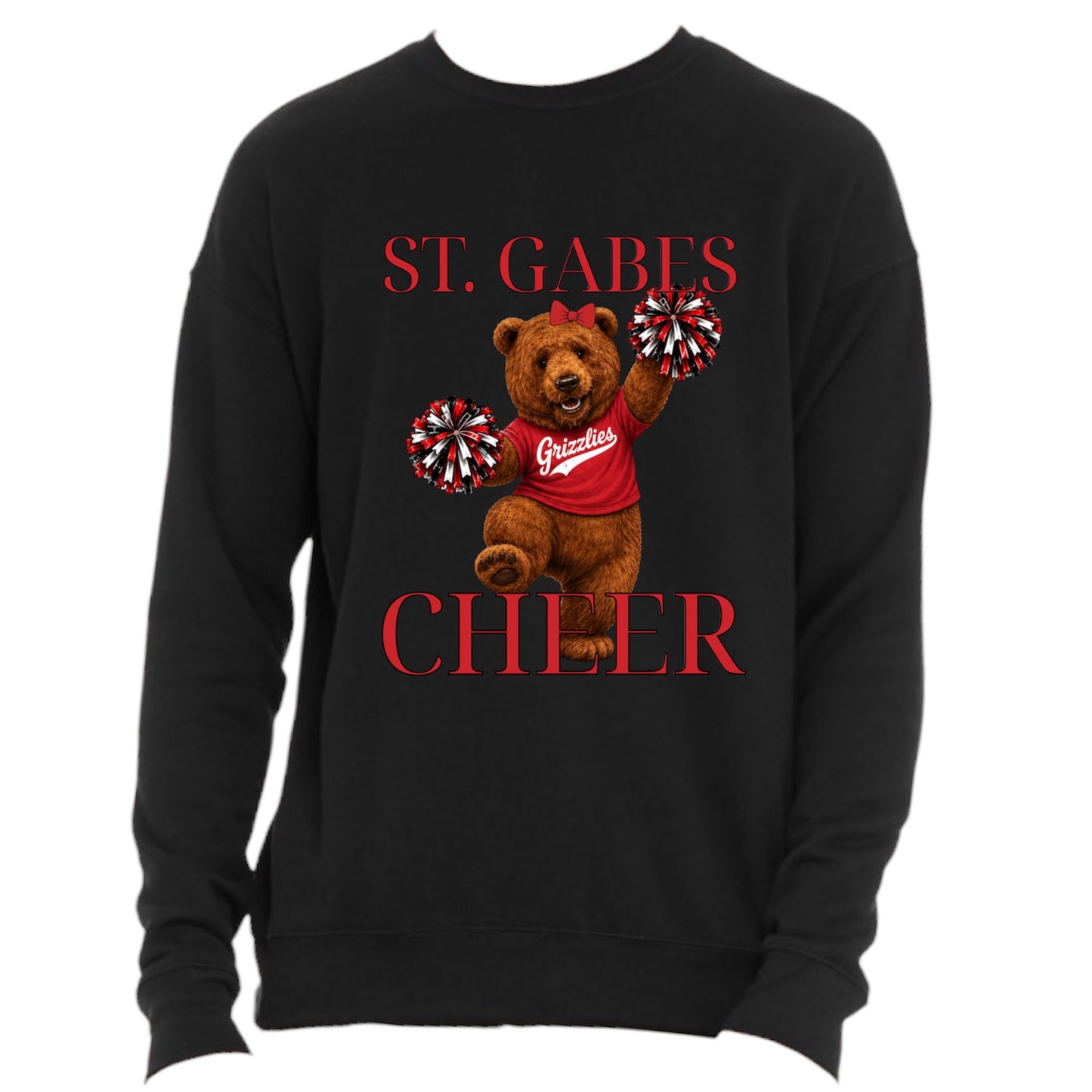 St. Gabriel Grizzlies CHEER TEAM Crewneck {Adult}