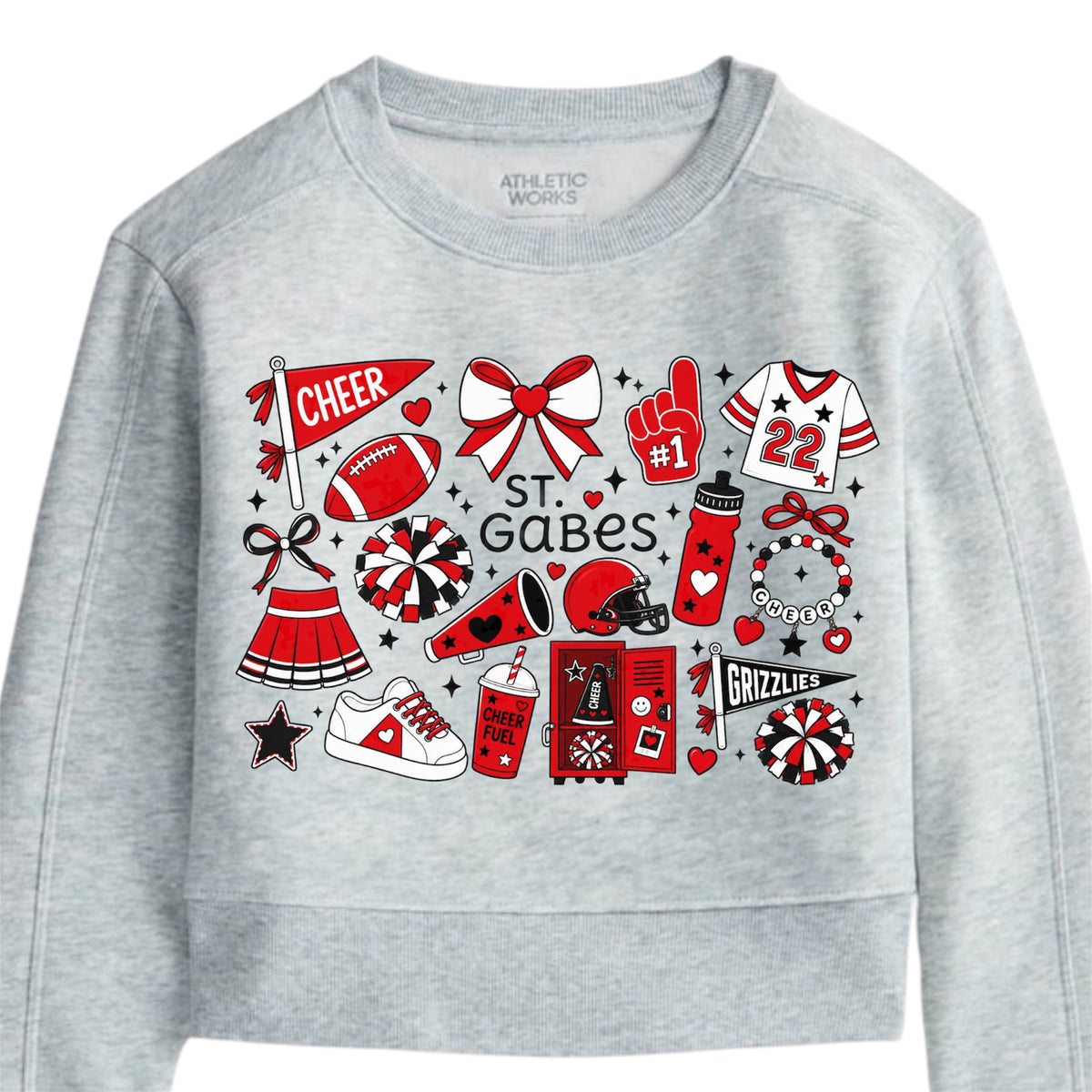 St. Gabriel Grizzlies CHEER 📣 TEAM Crewneck {YOUTH}
