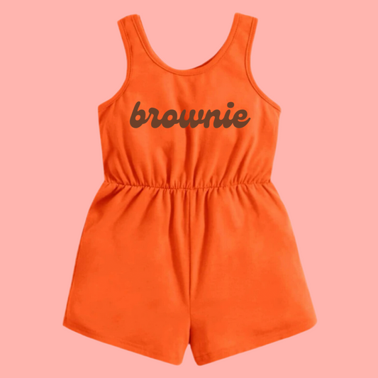 CLEVELAND BROWNS BROWNIE ROMPER