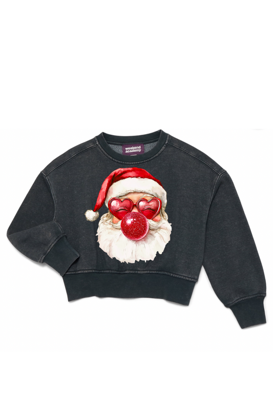 Bubblegum Santa Crewneck