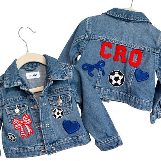 Toddler Croatia Jean Jacket {𝟣𝟪－𝟤𝟦𝗆}