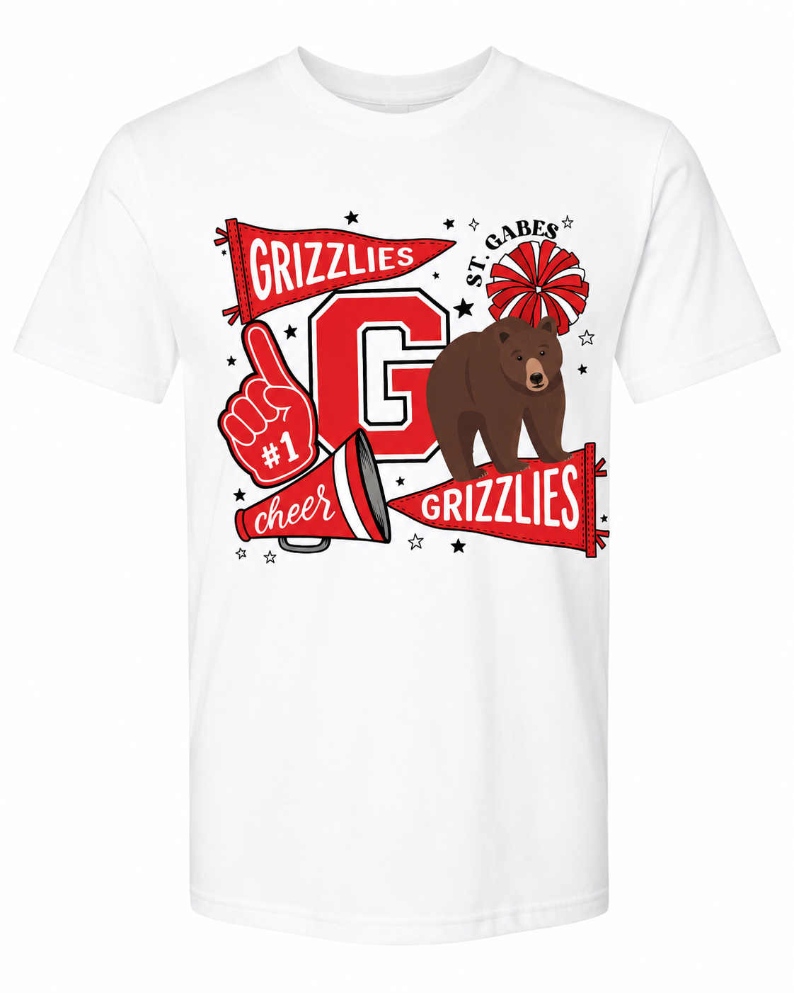 Grizzlies CHEER T-Shirt - 2025