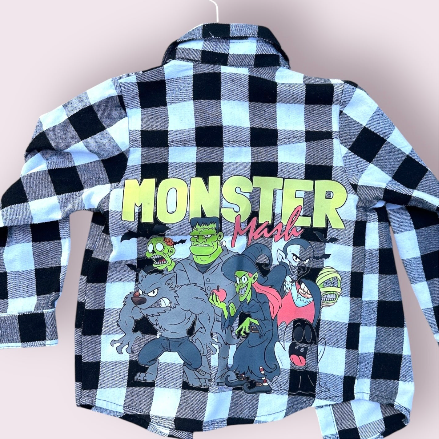 Halloween Monster Mash Flannel