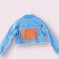Wavy Football Jean Jacket