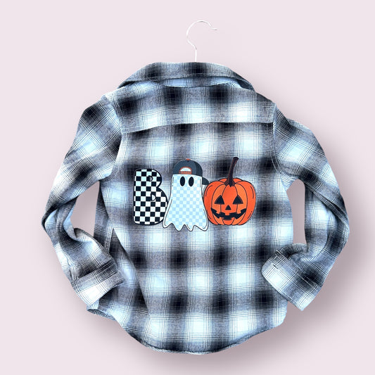 Boo Flannel Boys Shirt