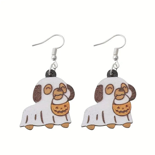 Ghost Doggy Earrings