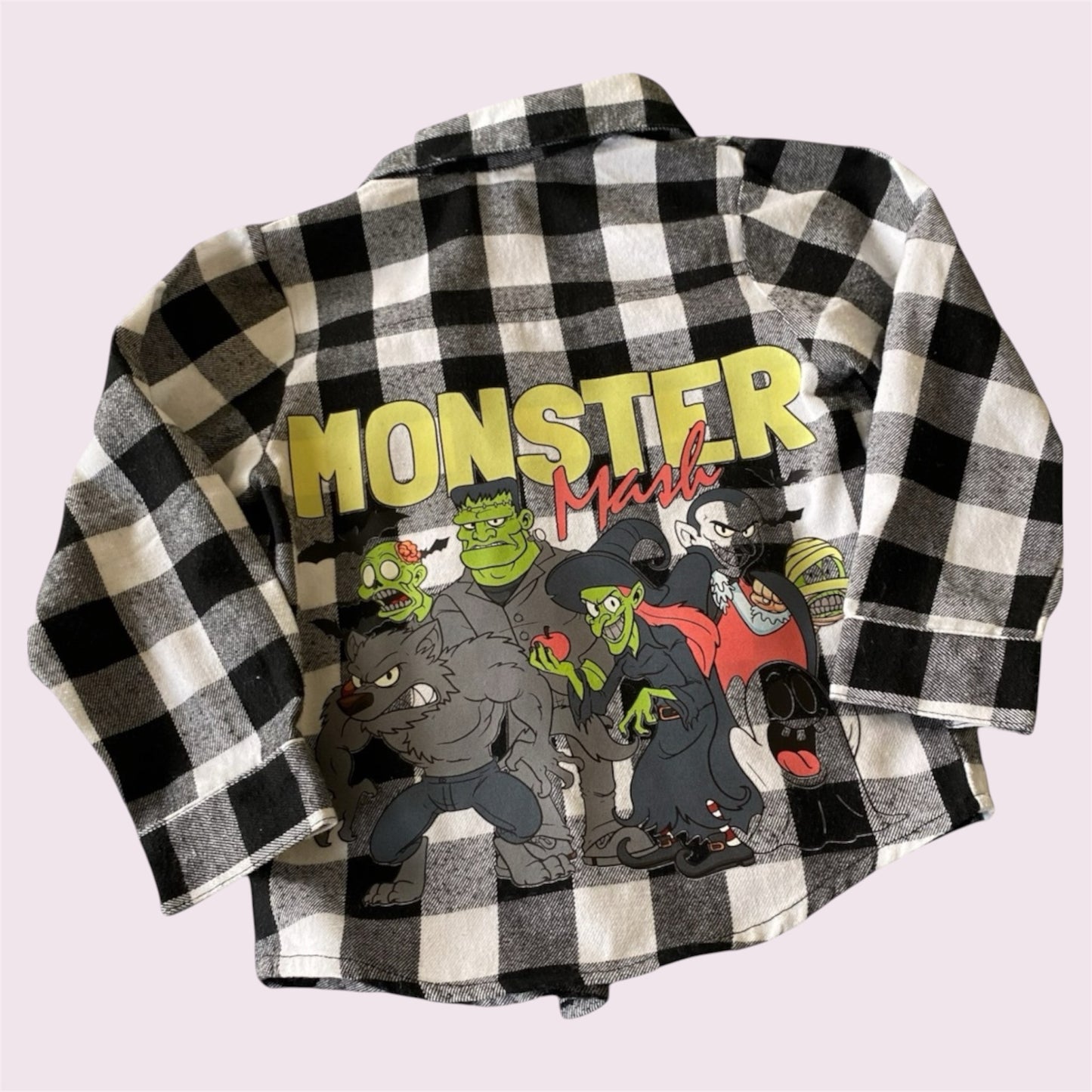 Halloween Monster Mash Flannel