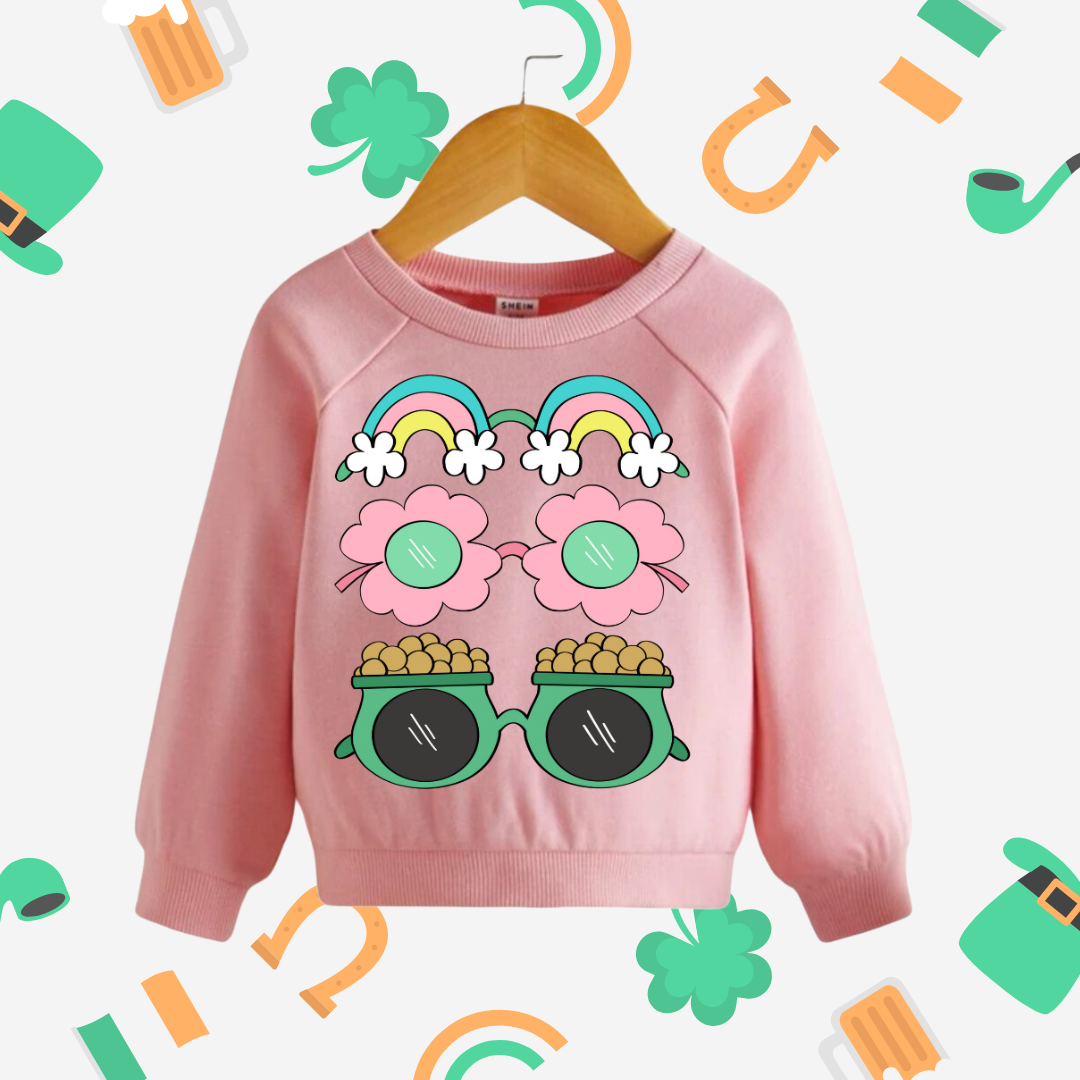 Pink St. Patrick’s Day Crewneck