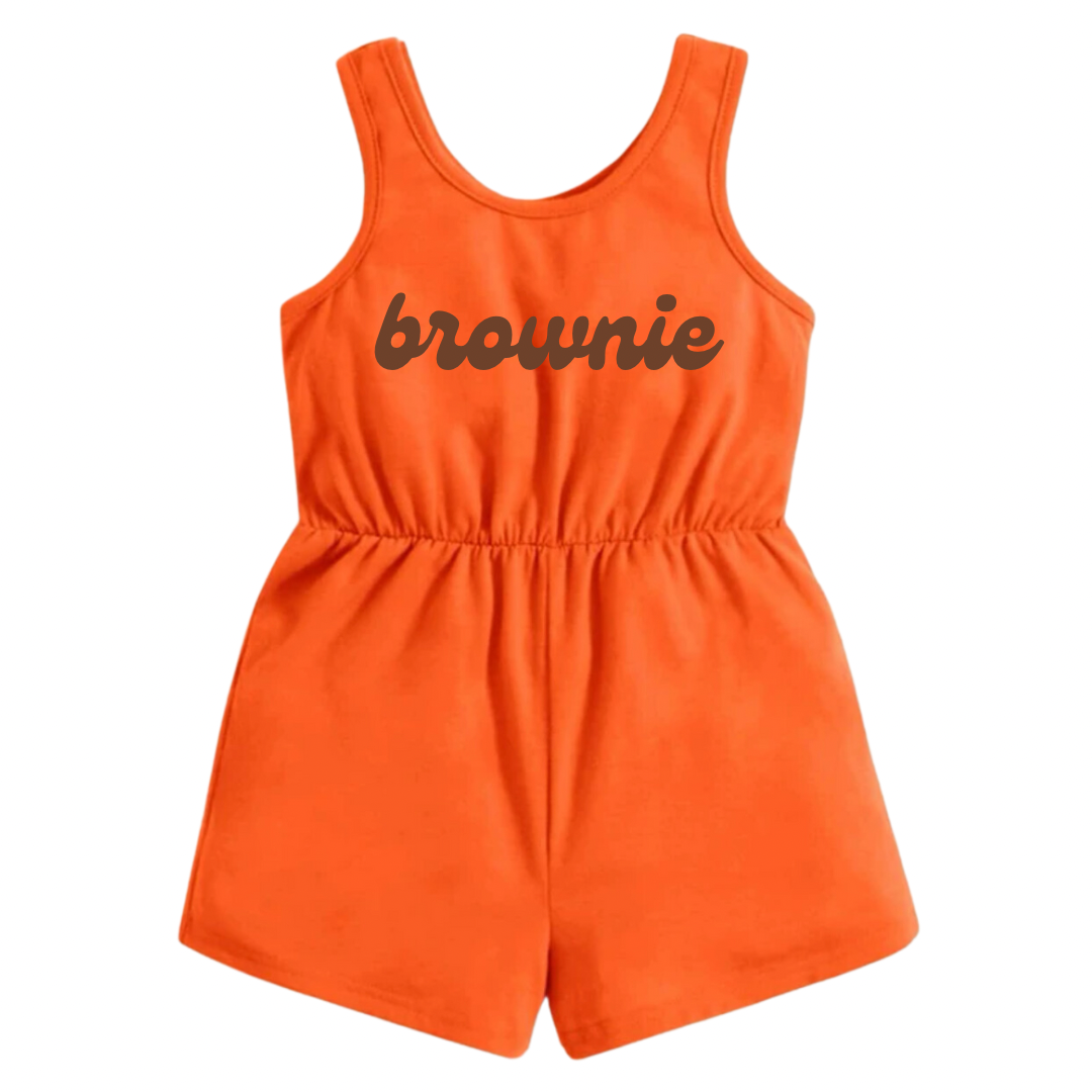 CLEVELAND BROWNS BROWNIE ROMPER