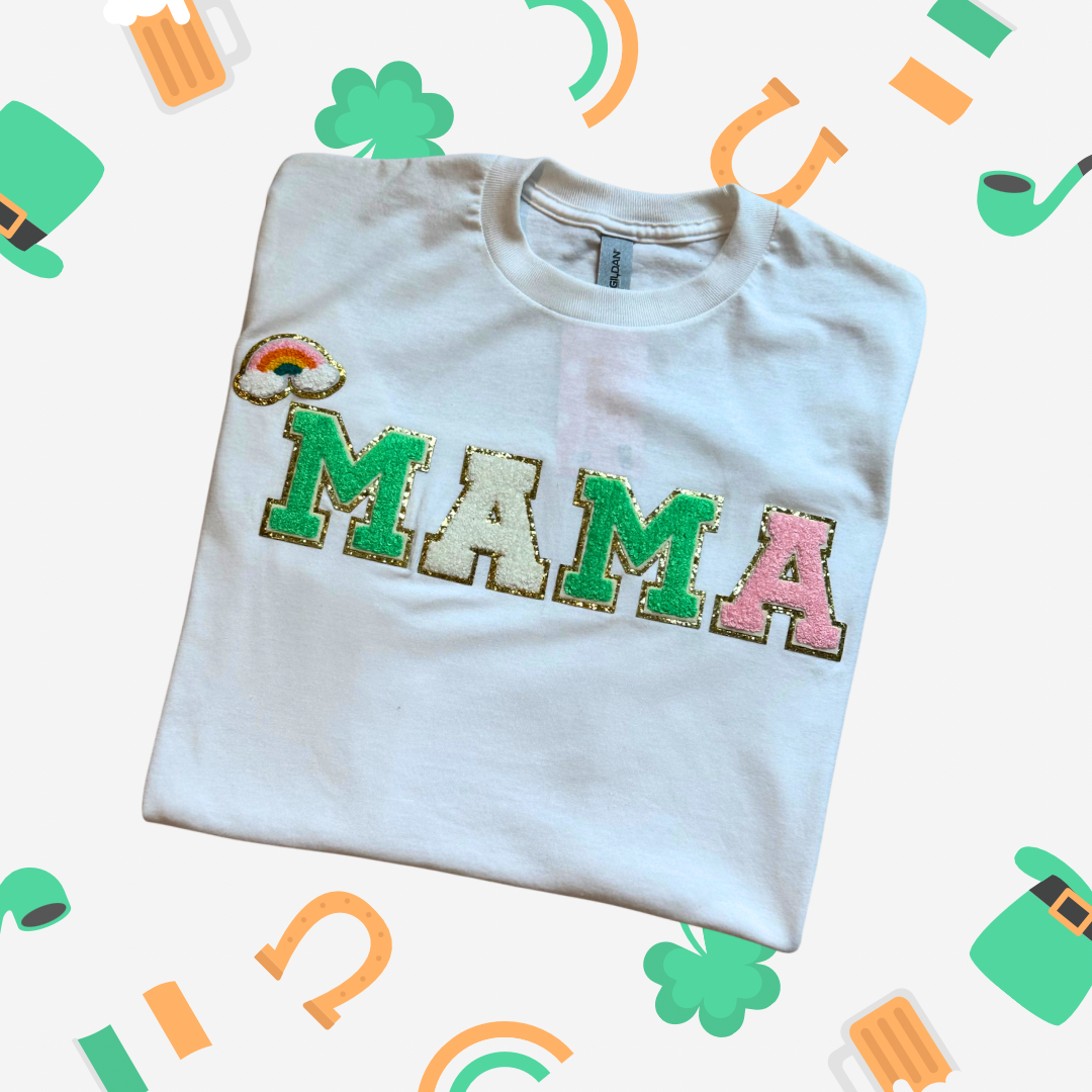 MAMA Patch Long Sleeve Tshirt {Small}