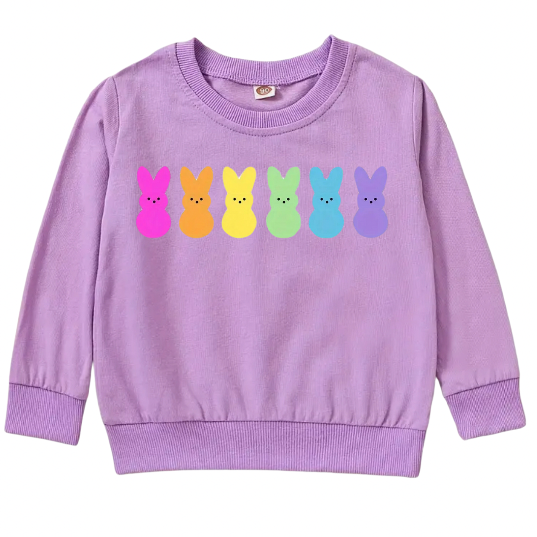 Violet Peep Crewneck