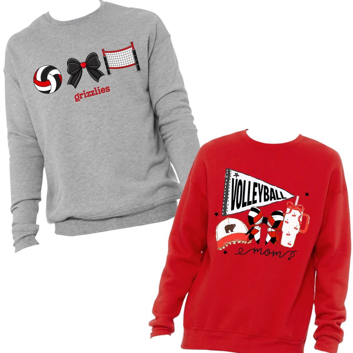 St. Gabriel Grizzlies VOLLEYBALL 🏐 Crewneck {Adult}