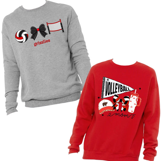 St. Gabriel Grizzlies VOLLEYBALL TEAM Crewneck {Adult}