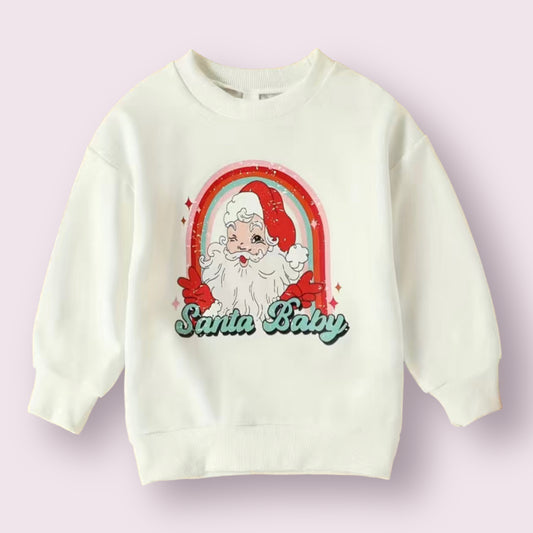 Toddler/Youth Santa Baby Crewneck